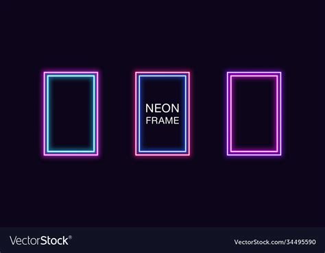 Image result for Neon Rectangle Button Frame