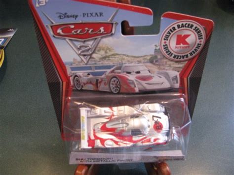 Buy Disney / Pixar CARS 2 Movie 1:55 Scale Die Cast Car Silver Racer ...