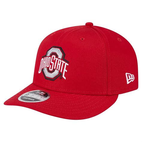 Men's New Era Scarlet Ohio State Buckeyes Low Profile 9FIFTY Snapback Hat