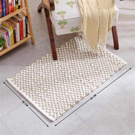 Buy Crimson Danila Woven Dhurrie - 90x60cm from Home Centre at just INR ...