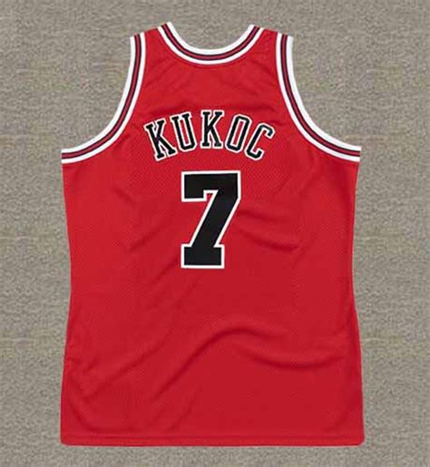 TONI KUKOC Chicago Bulls 1997 Throwback NBA Basketball Jersey ...