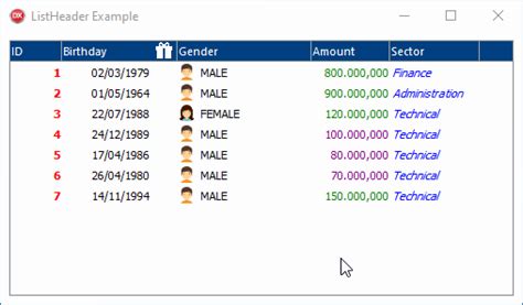 Delphi ListBox 的图像结果