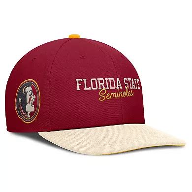 Men's Nike Garnet/Cream Florida State Seminoles Pro Legacy Script ...