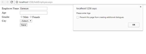 JQuery validation in Asp.net web application | Maria Academy