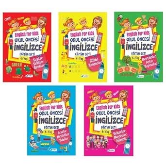 4-6 Yas Okul Öncesi Ingilizce Egitim Seti - 5 Kitap Takim : Kolektif ...