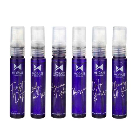 MZ Pack of 6 Perfume Set – Moraze Cosmetics