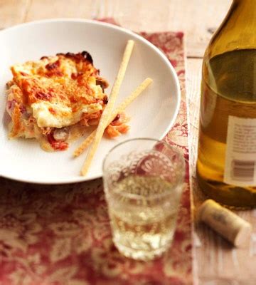 Make a pan of cheesy lasagna for dinner tonight with one  