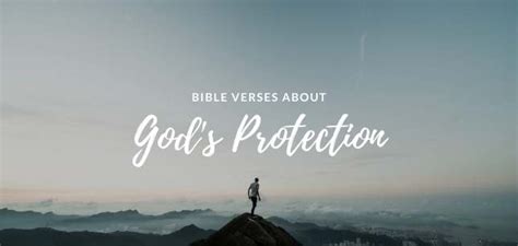 30 Bible Verses about God's Protection Us - Scripture Quotes