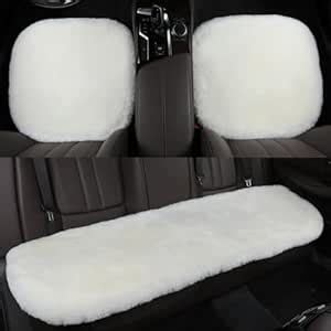 CottonFry Polyester Car Seat Cover/Pad, Soft Rabbit Fur Cover, Fluffy ...