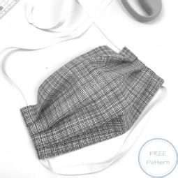 Image result for Pleated Face Mask Pattern Printable