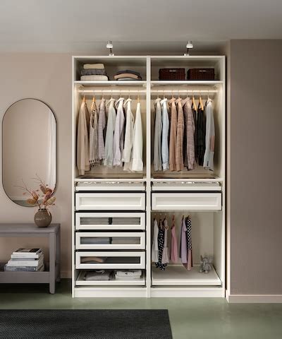 PAX 2 wardrobe frames, white, 150x58x201 cm (587/8x227/8x791/4") - IKEA