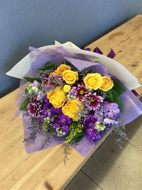 Bright and Beautiful Wrapped Bouquet in San Jose, CA | La Floriya