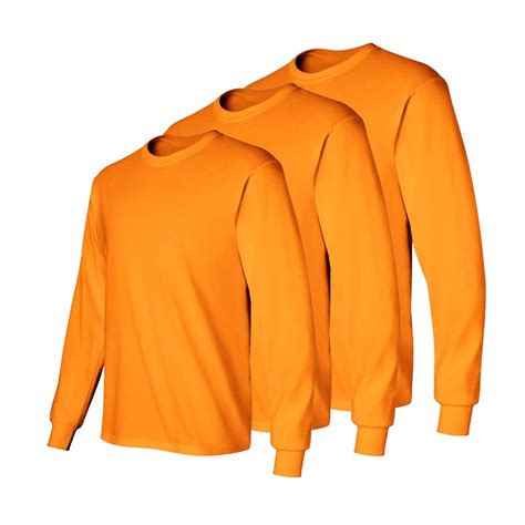 Safety High Visibility Long Sleeve Construction Work Shirts Pack for ...