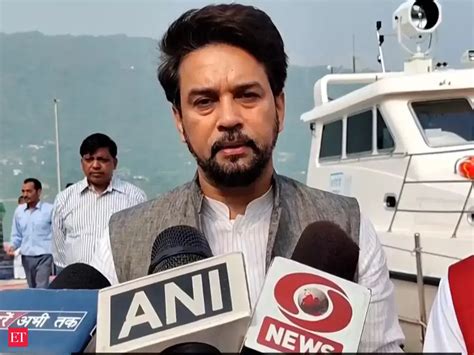 anurag thakur: Anurag Thakur inaugurates Water Sports Center in ...