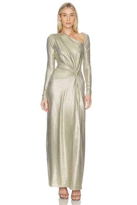 Significant Other Caera Long Sleeve Maxi Dress in Golden Hour | REVOLVE