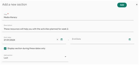 Unity Adding Sections 的图像结果