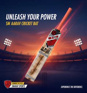 SM ARAV premium willow cricket bat Kashmir Willow Cricket Bat For 15 ...