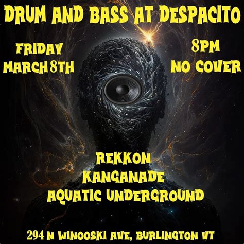 Drum and Bass at Despacito!! Rekkon / Kanganade / Aquatic Underground ...