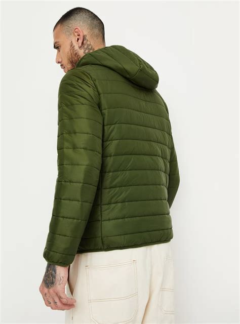 Buy Men Hooded Packable Puffer Jacket Online at just Rs. 2499.0 ...
