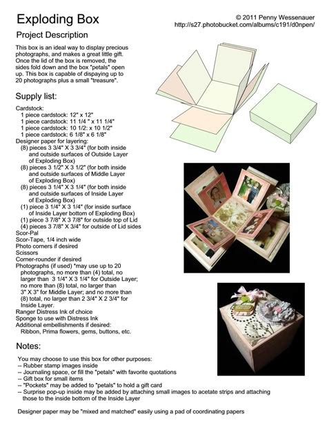 20 Explosion Box Decoration Patterns 的图像结果