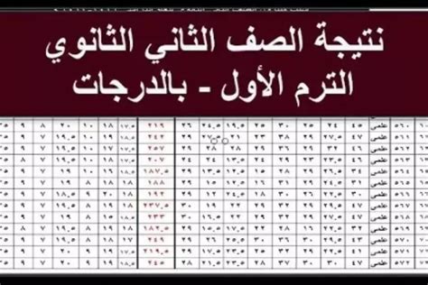 موقع وزارة التربية والتعليم برقم الجلوس.. نتيجة الصف الثاني الثانوي ...