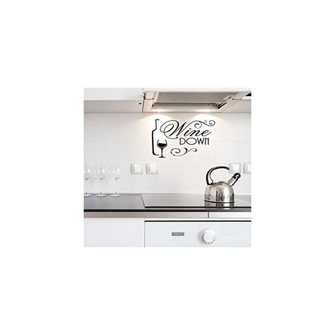 Buy Ideogram Designs Version 1 Wine Down. Cute Vinyl Wall Decal Decor ...