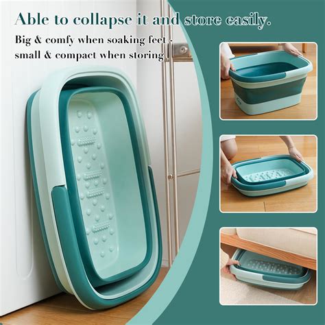 GetUSCart- moohemoo Collapsible Foot Bath Basin Foot soak Tub, Foot ...