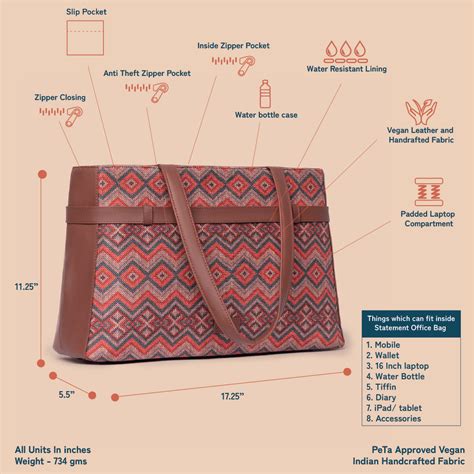 Gwalior Weaves Statement Office Bag