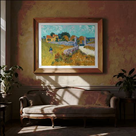 Farmhouse in Provence – Vincent van Gogh – Wall Vastra