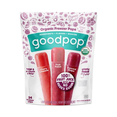 Organic Freezer Pops by GoodPop | Thrive Market