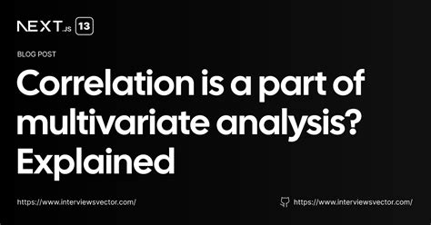 Multivariate Correlation Analysis 的图像结果