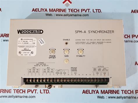 Woodward 9987-828 rev.d spm-a synchronizer – Aeliya Marine Tech