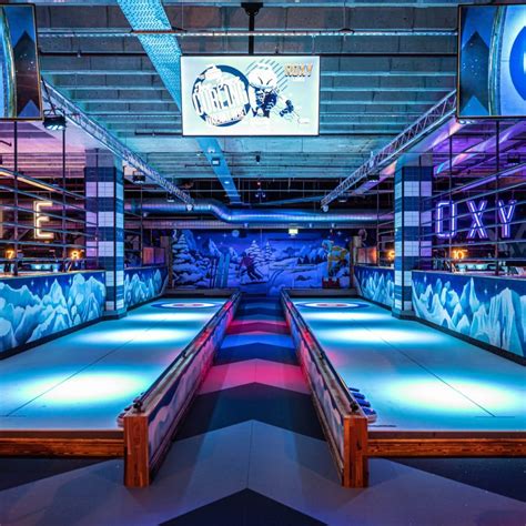 Ice-free Curling | Roxy Ball Room | Roxy Lanes
