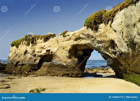 The Arch at Lighthouse Field State Beach Stock Photo - Image of ...