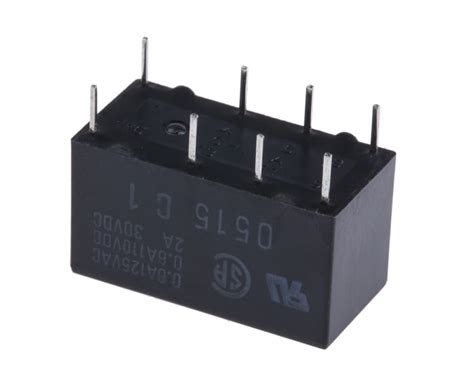 G5V-2-H 12DC Omron | Omron PCB Mount Signal Relay, 12V dc Coil, 1A ...