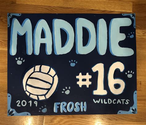 Volleyball Poster Ideas For Senior Night - Minimalist Poster Store