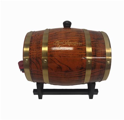 15L橡木酒桶葡萄酒桶自酿红酒桶XO白兰地存酒桶发酵桶装饰酒桶木-阿里巴巴