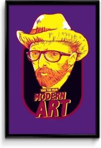 Modern Art Man Paper Print - Personalities, TV Series posters in India ...