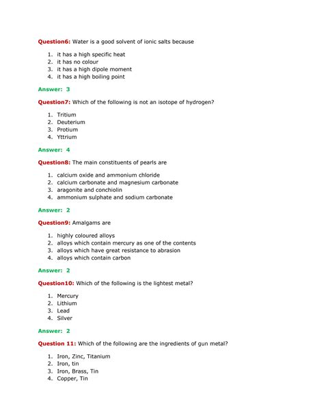 Science Quiz Questions 的图像结果