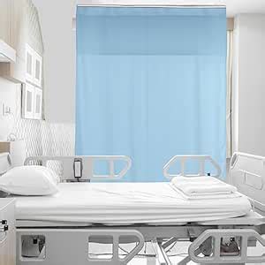 TCUSSIF Flame Inherent Hospital Curtain Room Divider with Flat Hooks ...