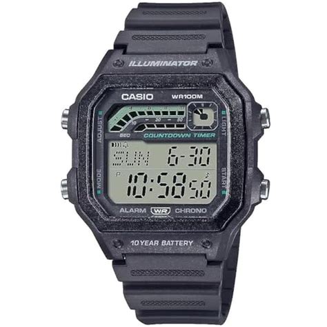 Casio WS1600H | Casio WS1600H-1AV Premium Men's Watch | Advanced ...