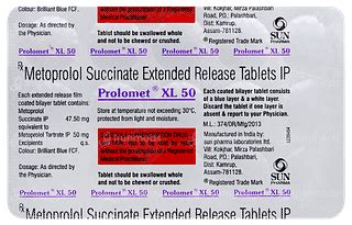 Prolomet Xl 50 Tablet: Uses, Side Effects, Price & Substitutes