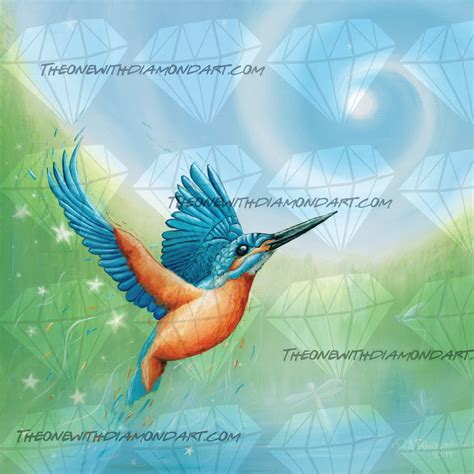 As Kingfishers Catch Fire ©Rachel Blackwell – The One With The Diamond Art