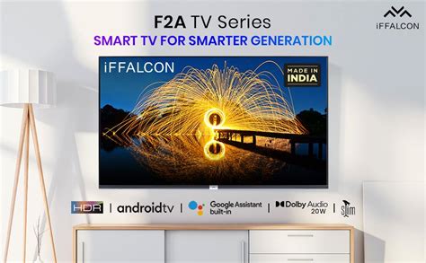 iFFALCON 103 cm (40 inches) Full HD Android Smart LED TV 40F2A (Black ...