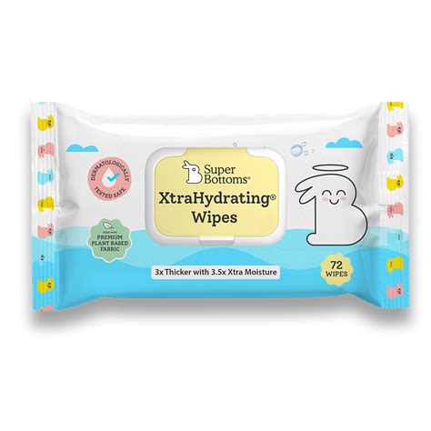 Buy SuperBottoms XtraHydrating™ Wipes - 3x XtraThick™ with 3.5x ...