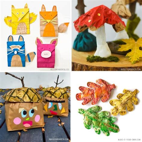 Image result for Paper Bag Fall Crafts