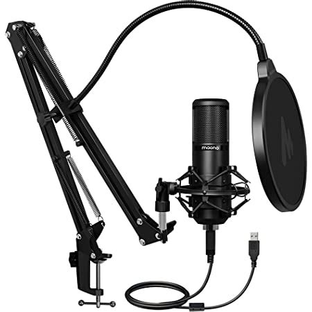 FIFINE T669 Condenser USB Microphone Kit with Adjustable Scissor Arm ...