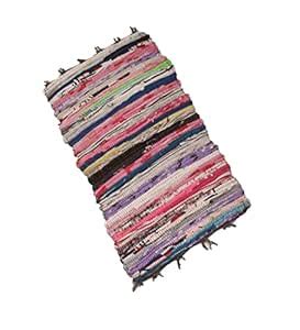 Buy FRNS - Cotton Striped Door Mat Multicolour (Pack of 4) Online at ...