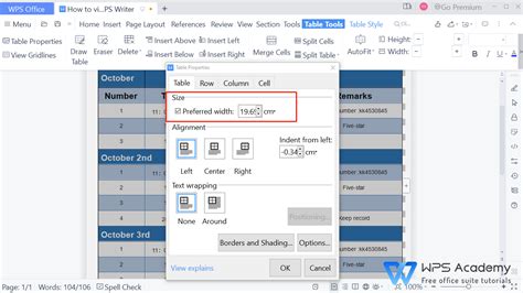 Creating View On Table Data in WPS Spreadsheet 的图像结果