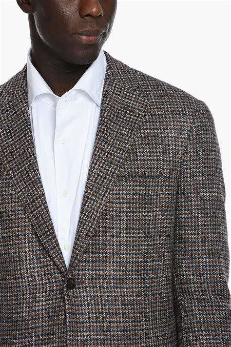 Corneliani Blazer in Tweed GATE con Tasche ad Aletta uomo - Glamood Outlet